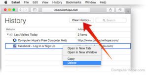 comment effacer l'historique du navigateur safari