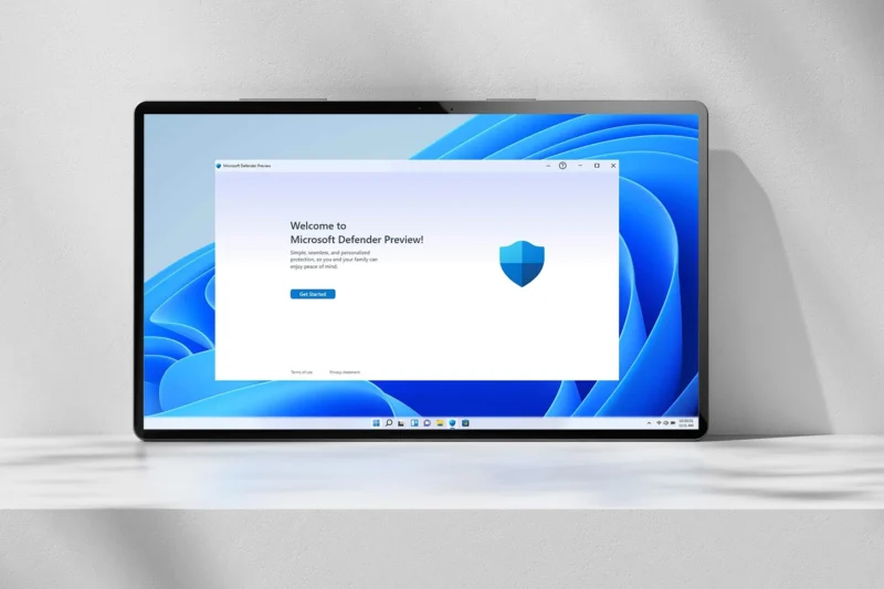 image démontrant windows defender